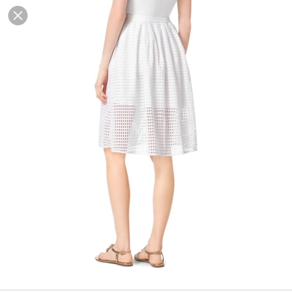 MICHAEL KORS NWOT Eyelet Midi Skirt